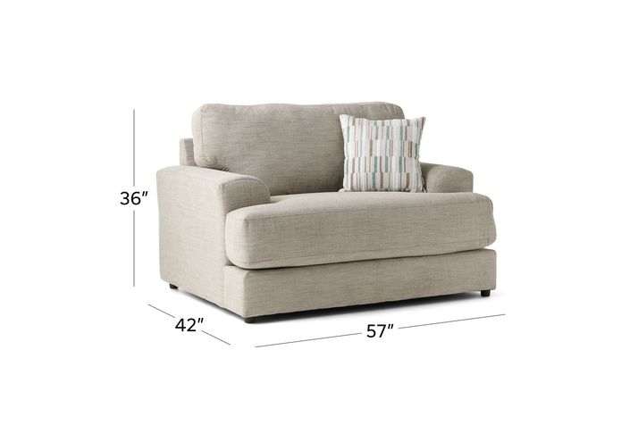 Picture of Balin Dove Oversized Chair