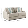 Picture of Balin Dove Loveseat