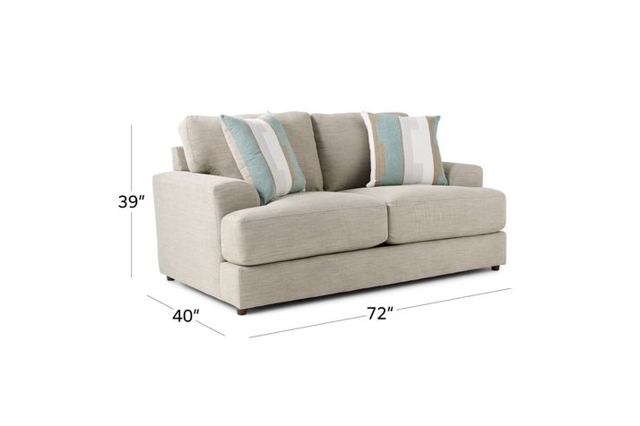 Picture of Balin Dove Loveseat