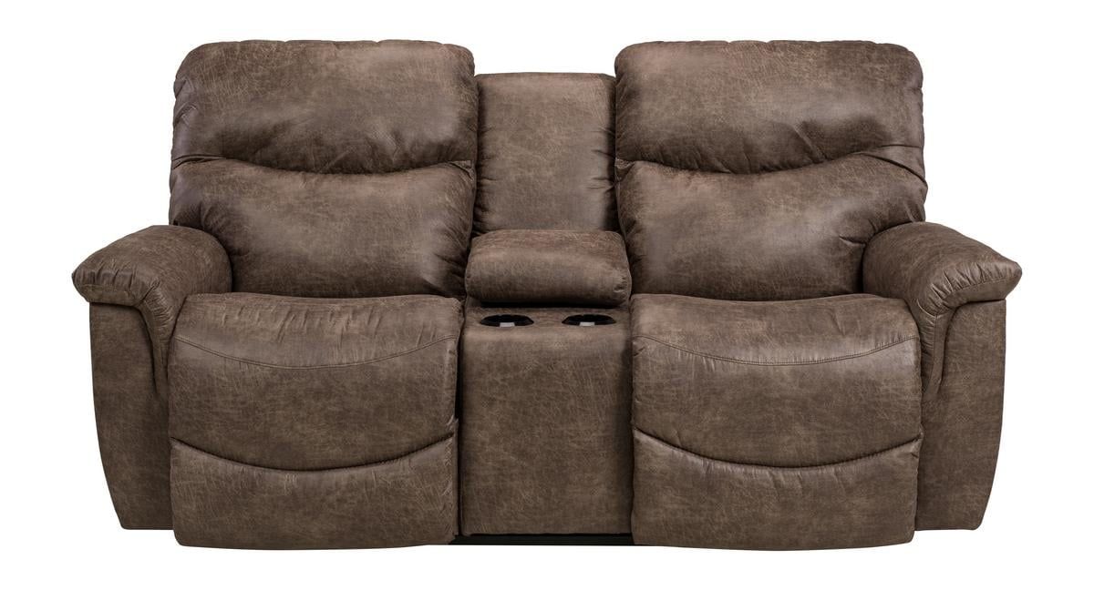 James Reclining Console Loveseat