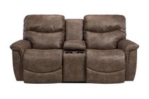 Picture of James Reclining Console Loveseat