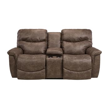 James Reclining Console Loveseat