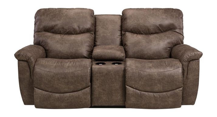 Picture of James Reclining Console Loveseat