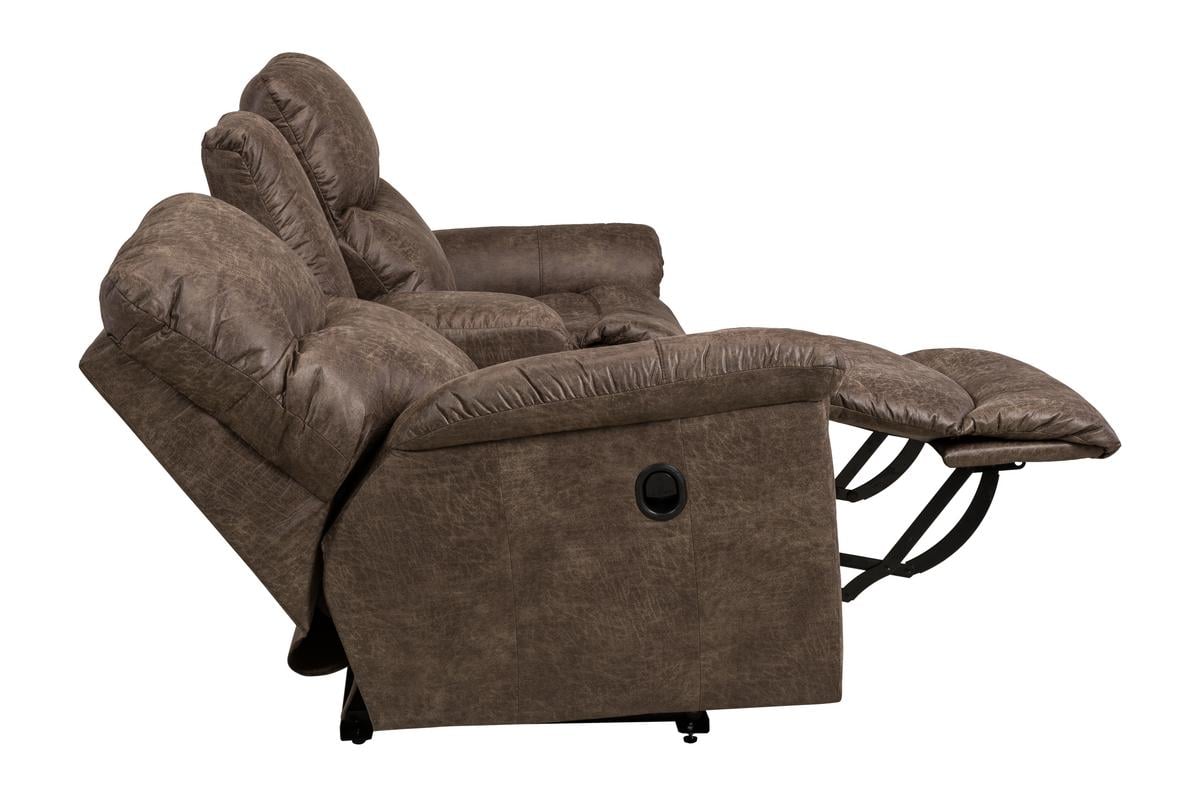 James Reclining Console Loveseat | The Furniture Mart