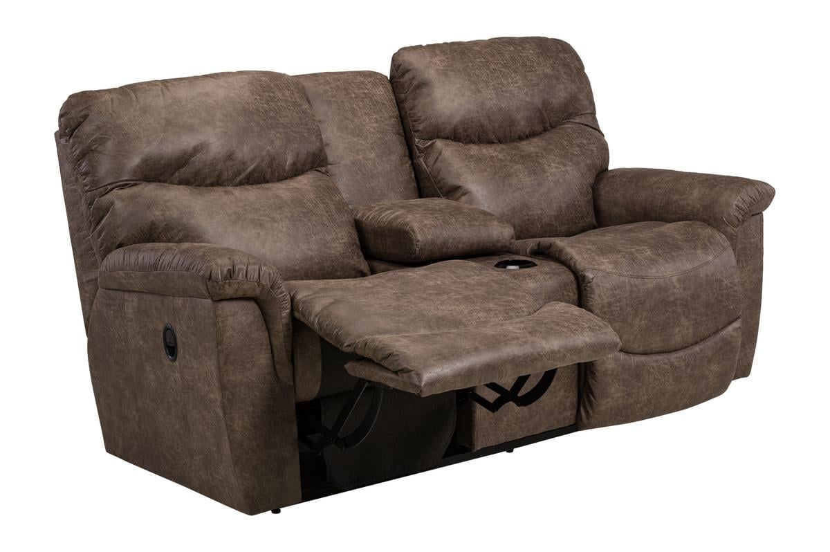 ポム James Reclining Console Loveseat | The Furniture Mart