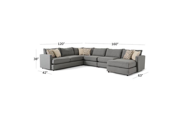 Picture of Finley Flagstone 5pc Sectional