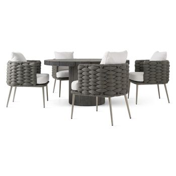 A picture of Madura and Santa Cruz 5pc Dining Set.
