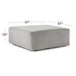 Picture of Glacier Shark Ottoman XL