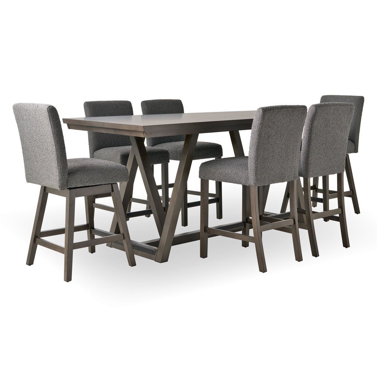 High Line 7pc Counter Dining Set