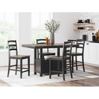 Wildenauer 5pc Counter Dining Set