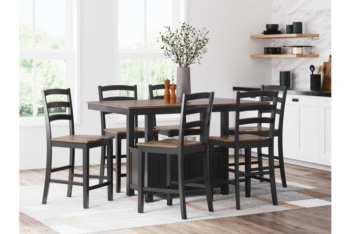 Picture of Wildenauer 7pc Counter Dining Set