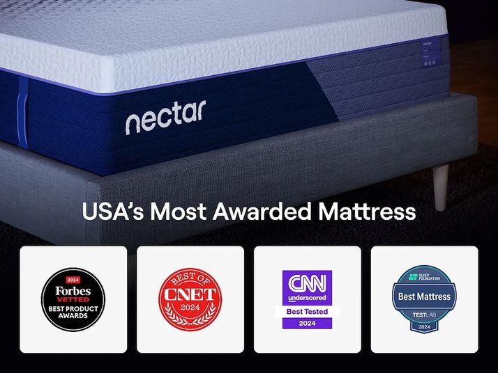 Picture of Nectar Luxe Hybrid Full Mattress