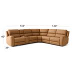 Picture of Toby 6pc Power Sectional