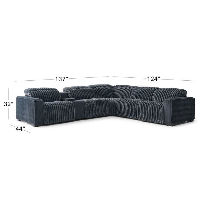 Picture of Bowie 6pc Power Sectional
