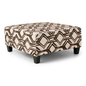 A picture of Everclear Chocolate Ottoman.