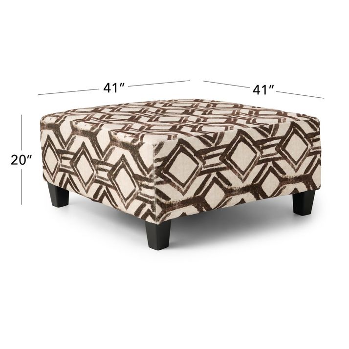 Picture of Everclear Chocolate Ottoman