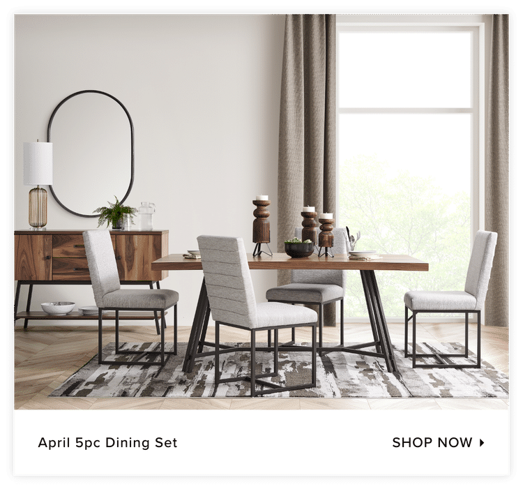 April 5pc Dining Set | Shop Now