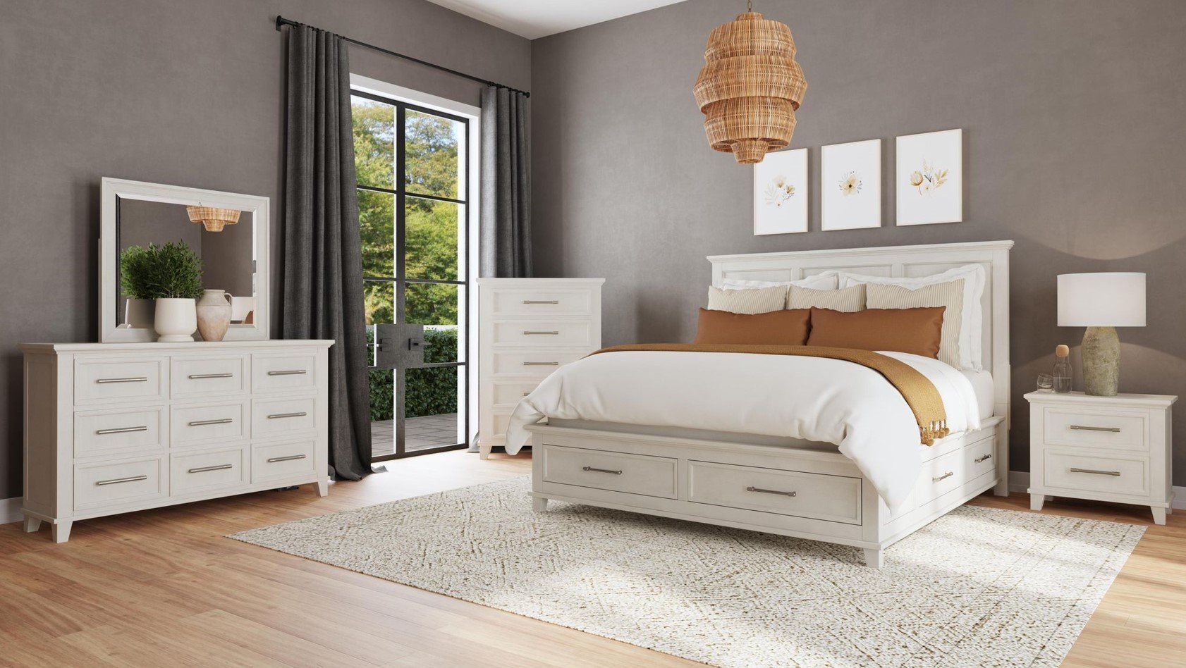 Canterbury Queen Storage Bedroom Set