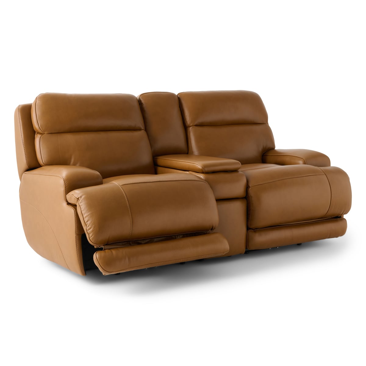 Montana Saddle Power Loveseat | The Furniture Mart