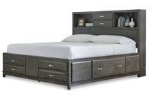 Picture of Caitbrook Queen Bookcase Headboard