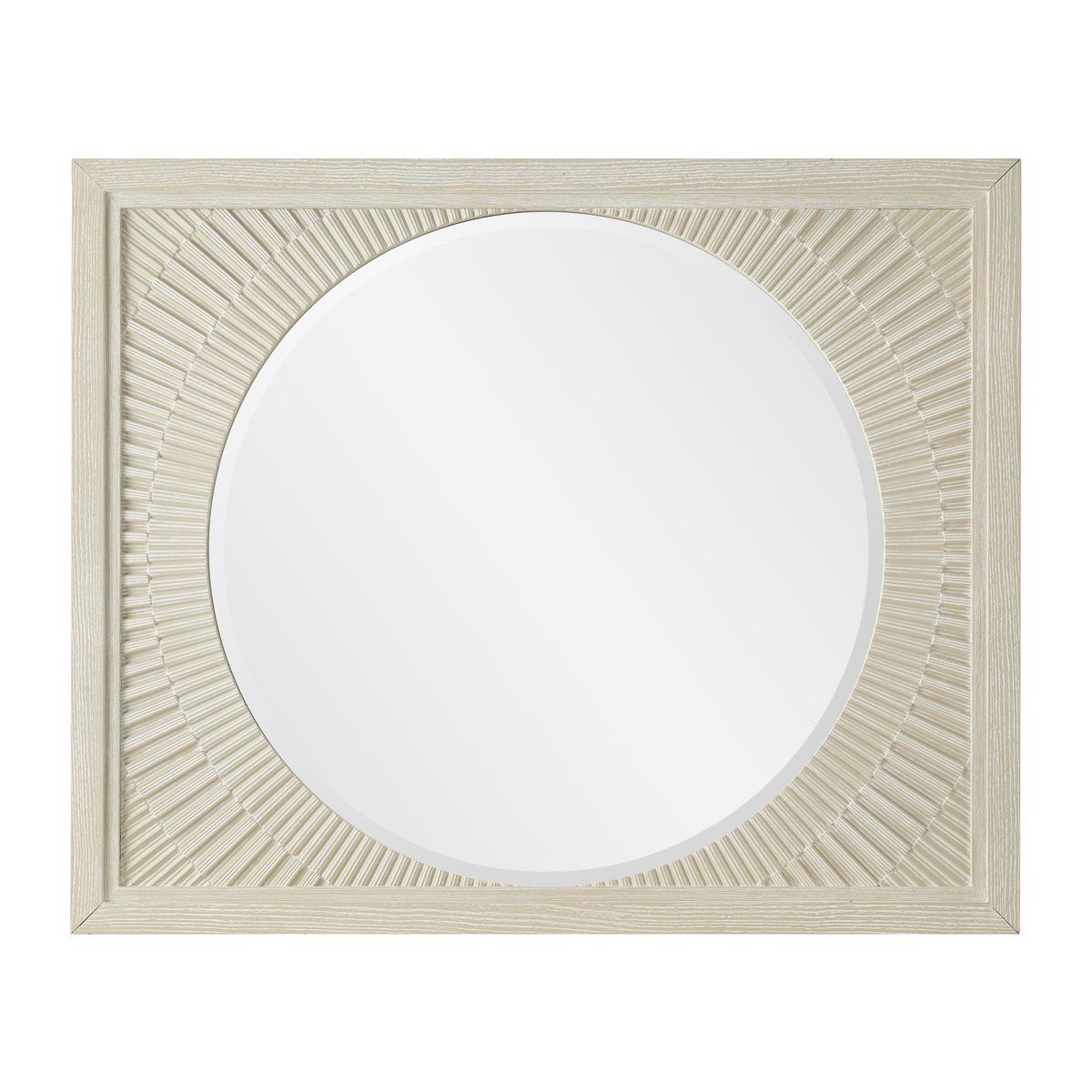 Dahlia Round Glass Mirror