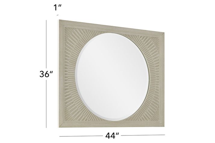 Picture of Dahlia Round Glass Mirror