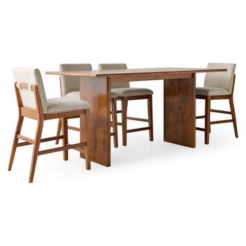 A picture of Isaac 5pc Counter Dining Set.