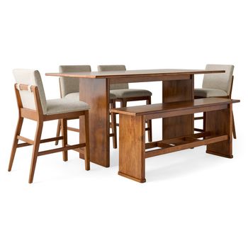 A picture of Isaac 6pc Counter Dining Set.