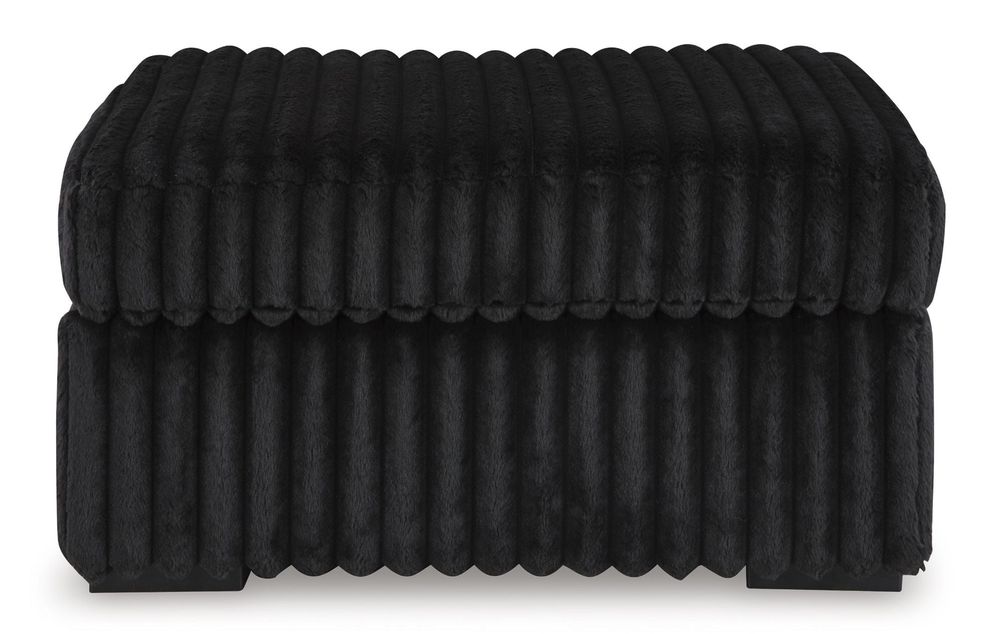 Midnight Madness Oversized Ottoman | The Furniture Mart