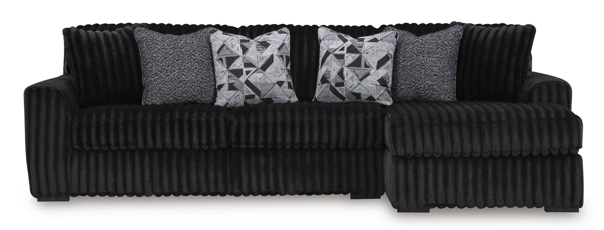 Midnight Madness 2pc Sofa Chaise