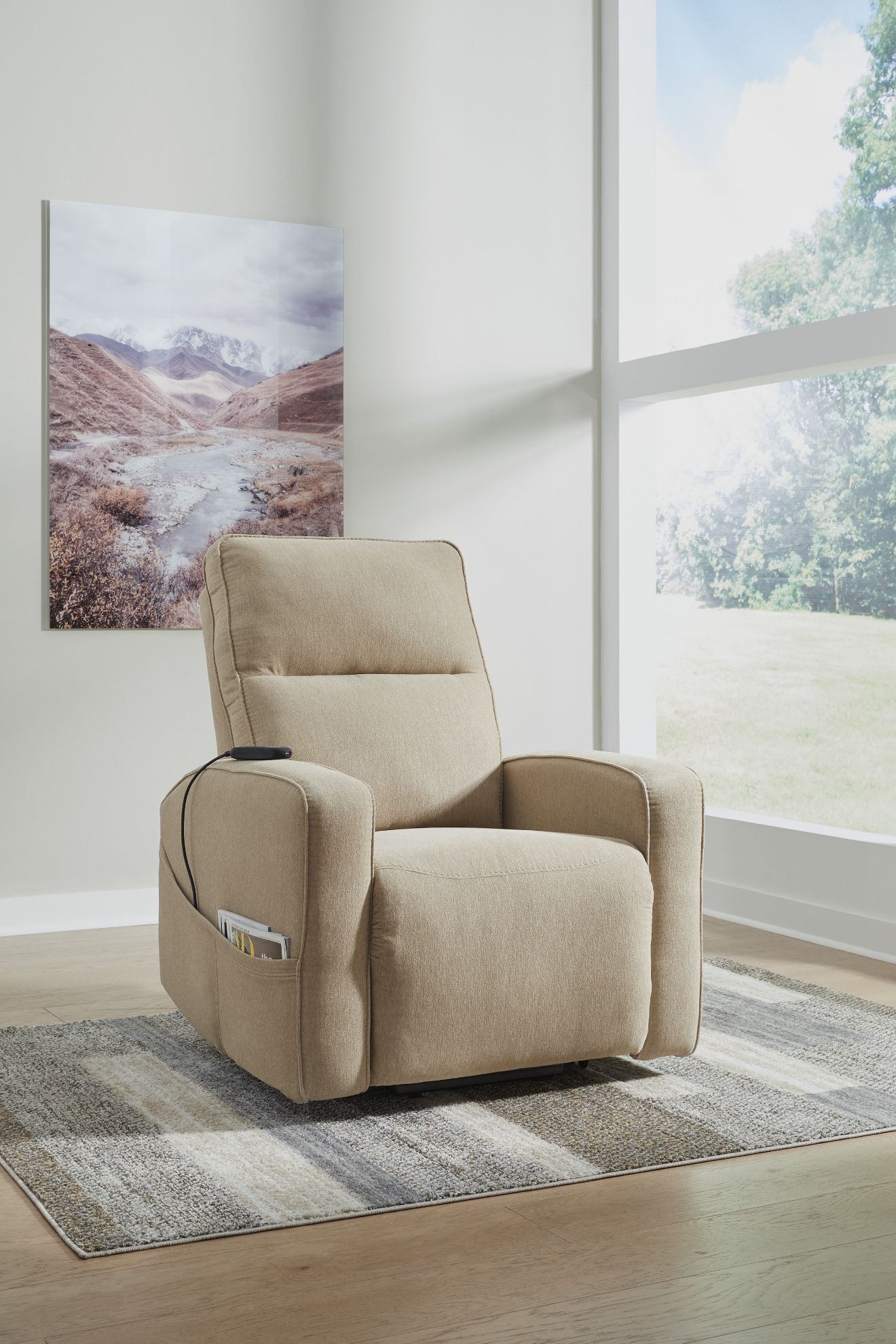 carmel mission Jeff siner エッチング  10/250 JAYDEN CREATION Nina Linen Power Recliner with Wired