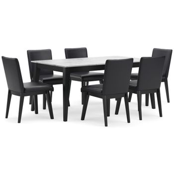 A picture of Jettaya 7pc Dining Set.