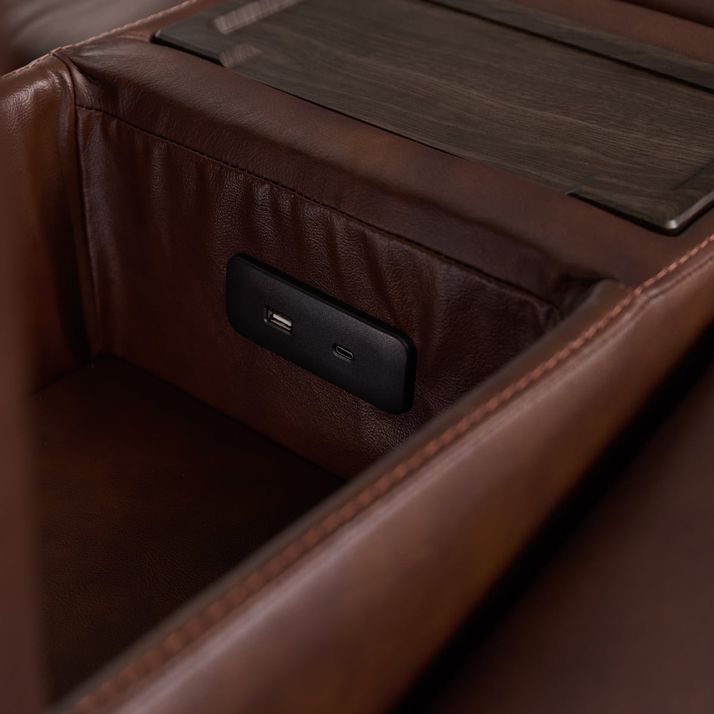 Picture of Alister Power Console Loveseat