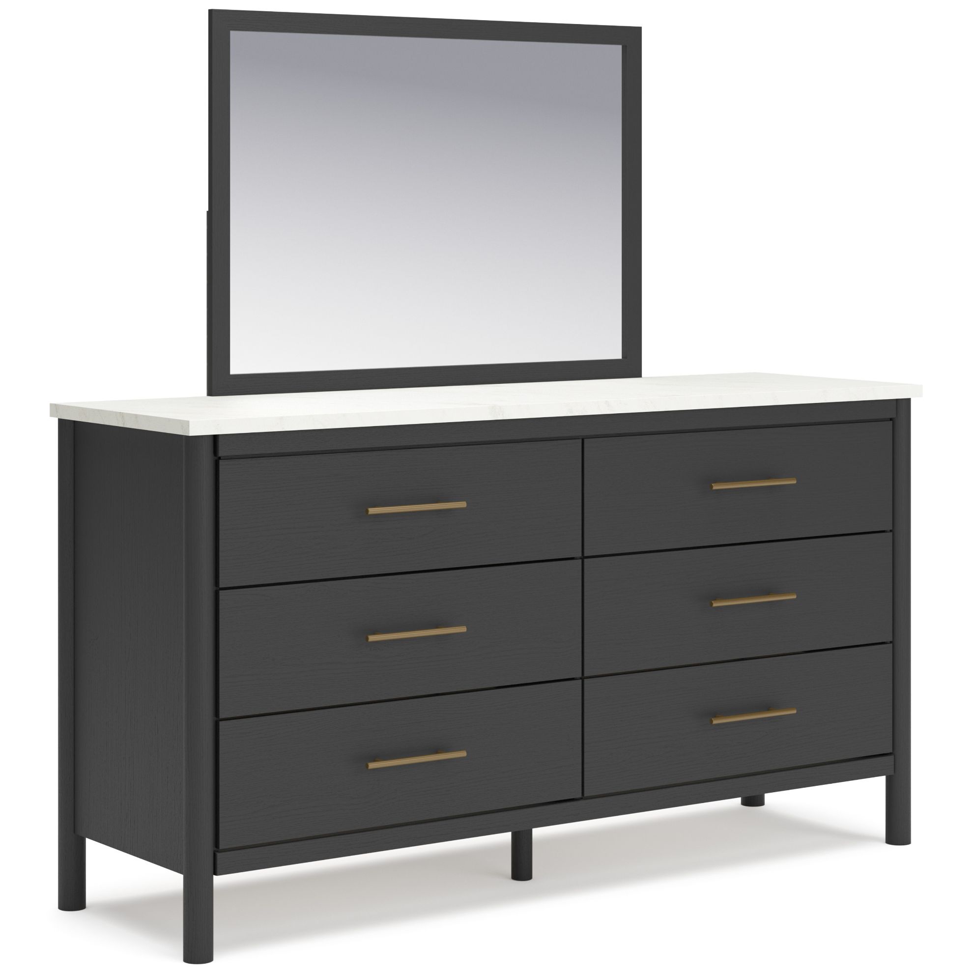 Cadmori Dresser and Mirror Set