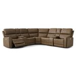 Picture of Cappuccino 7pc Power Sectional