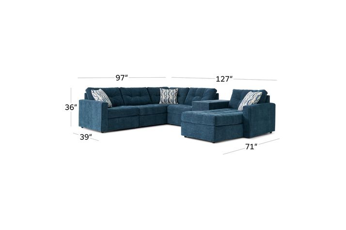 Picture of Aden 6pc Sectional