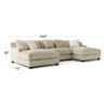 Picture of Nestle Buff 3pc Sectional