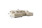 Picture of Nestle Buff 3pc Sectional