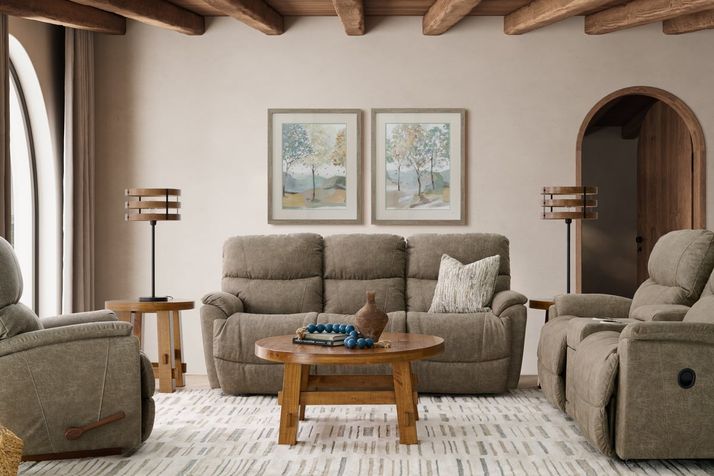 Picture of Trouper Reclining Console Loveseat