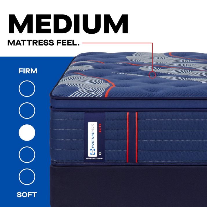 Picture of Brenham Medium Euro Pillowtop Twin XL Mattress
