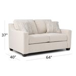 Picture of Kossuth Snow Loveseat