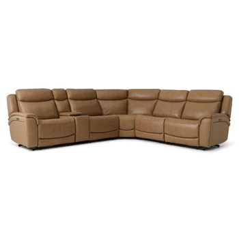A picture of Jersey Power 6pc Sectional.