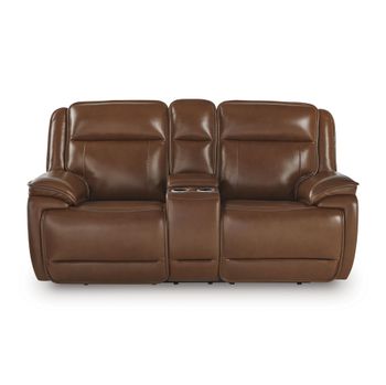 A picture of Healy Pier Power Console Loveseat.