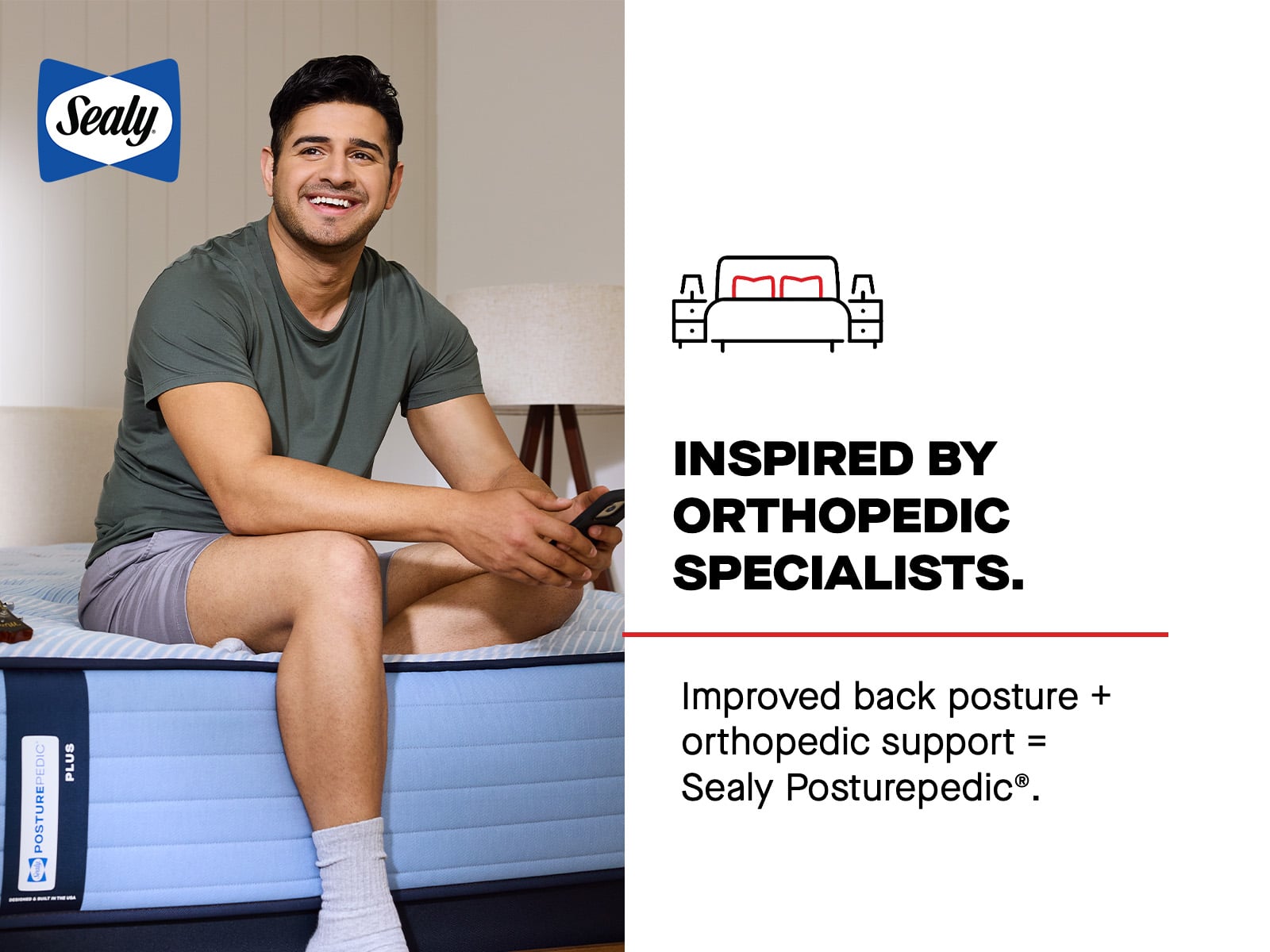 Plainfield Medium Queen Mattress | The Furniture Mart