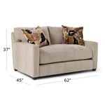 Picture of Luscious Doe Loveseat