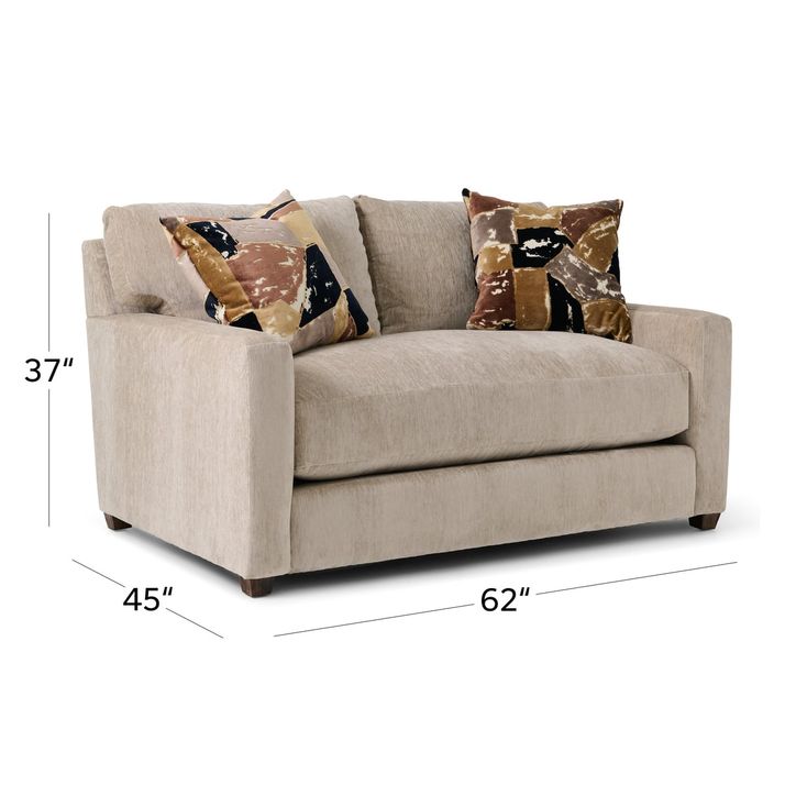 Picture of Luscious Doe Loveseat