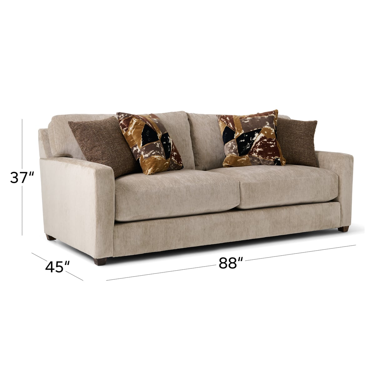 Luscious Doe Sofa | The Furniture Mart