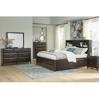 A picture of Vanmore Queen Storage Bedroom Set.