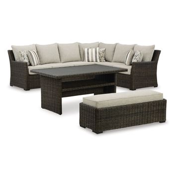 A picture of Brook Ranch 4pc Outdoor Living Set.