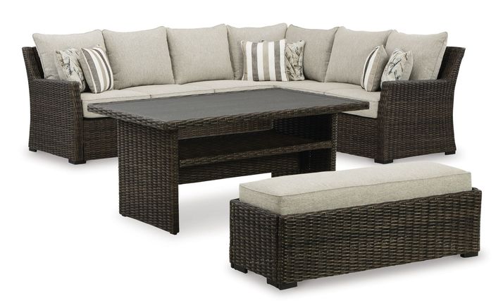 Picture of Brook Ranch 4pc Outdoor Living Set